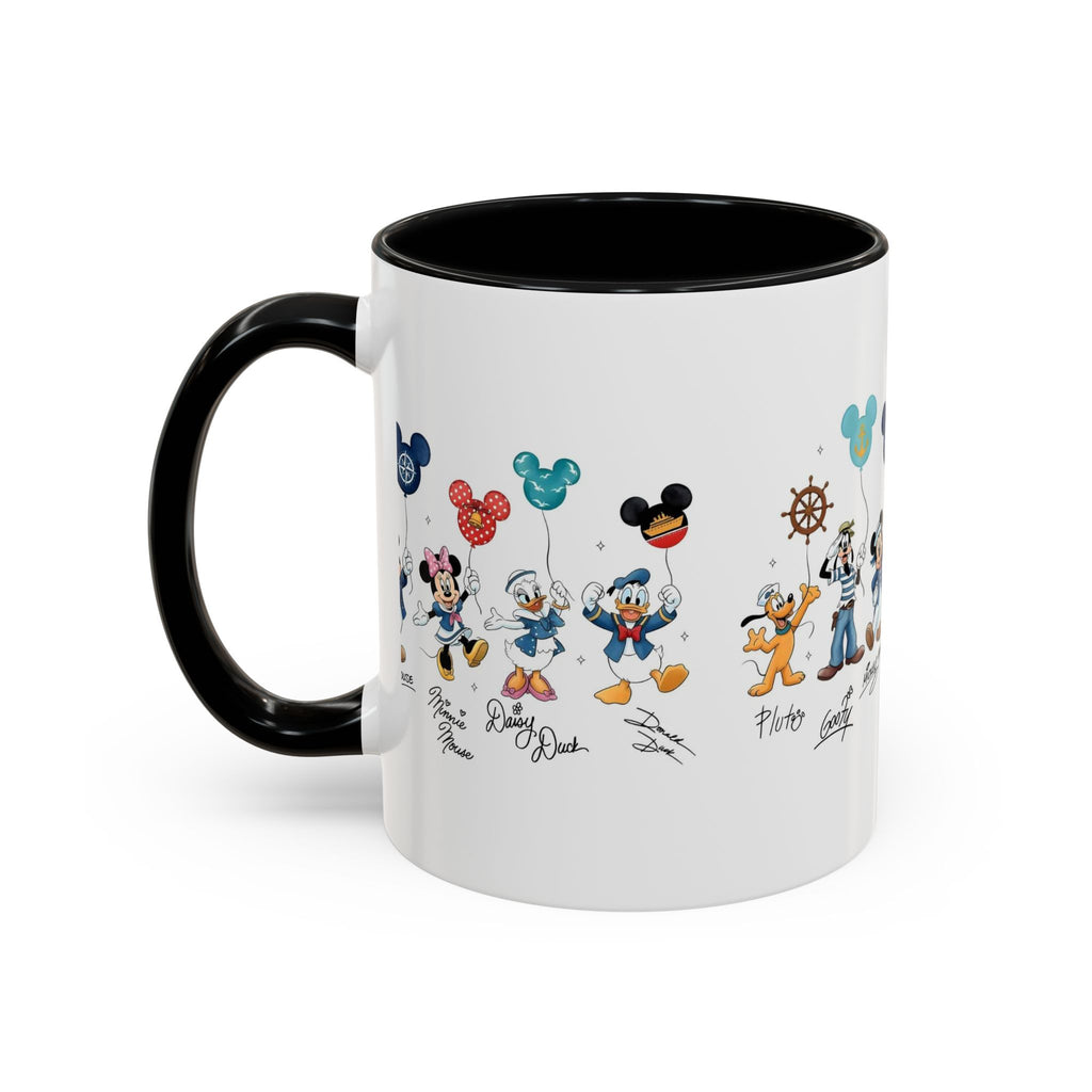 Disney Cruise Characters Accent Coffee Mug (11/15oz)