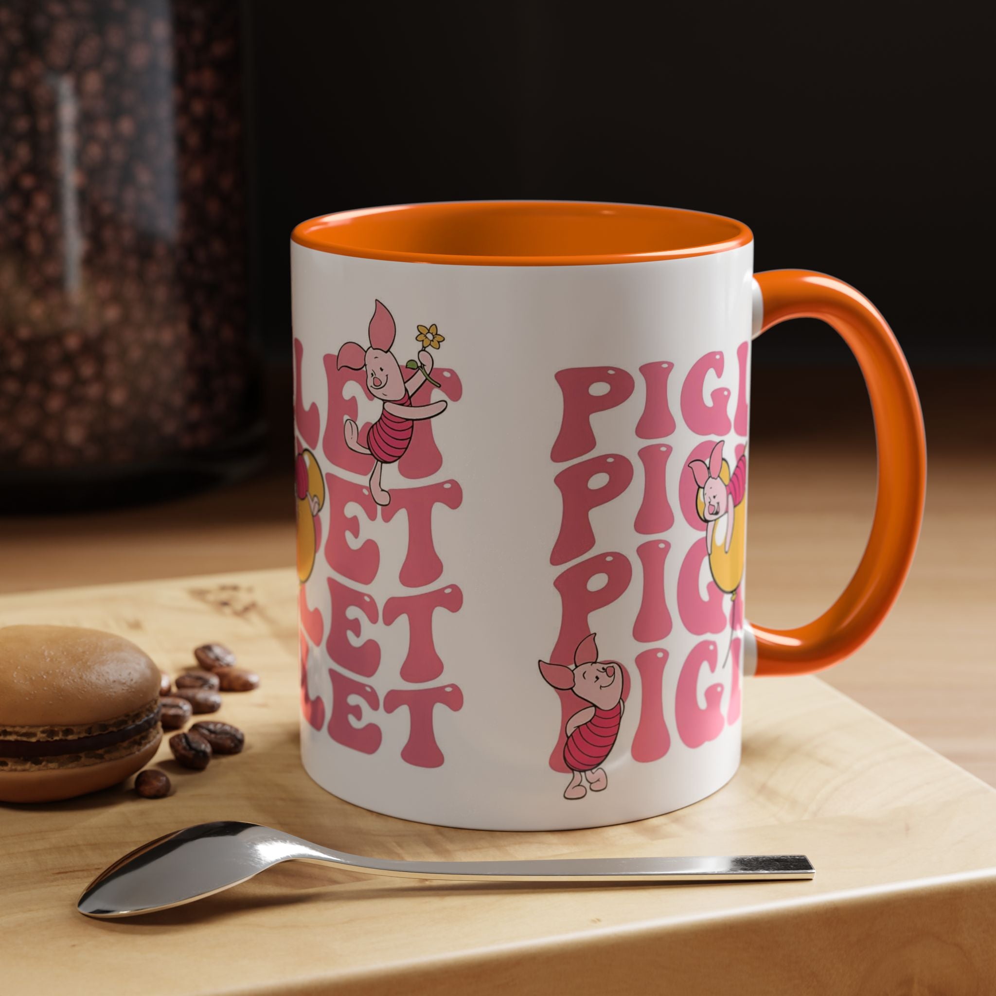 Piglet Coffee Mug — Cute Pink Winnie-The-Pooh Character Accent Mug (11/15oz)