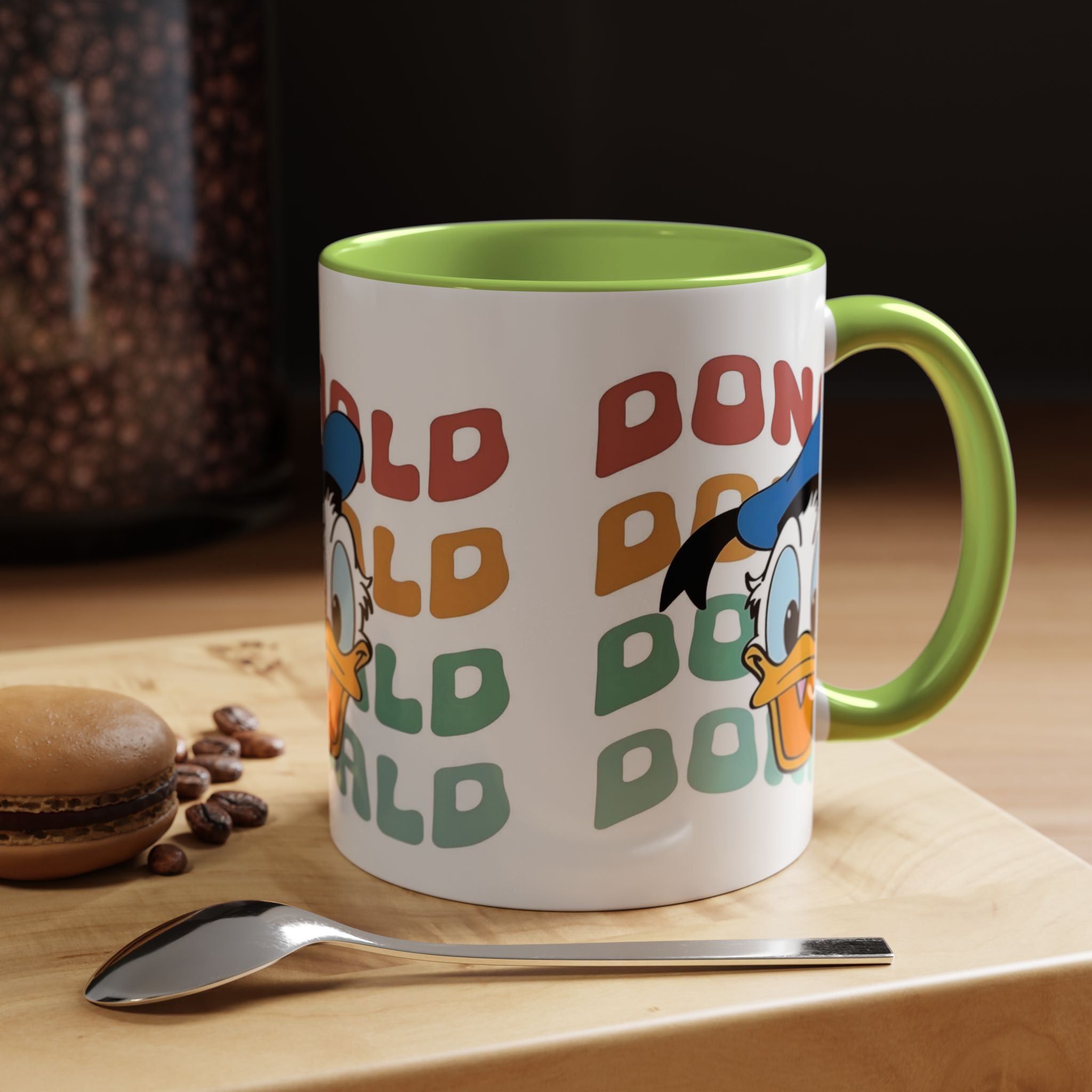 Donald Duck Retro Accent Coffee Mug