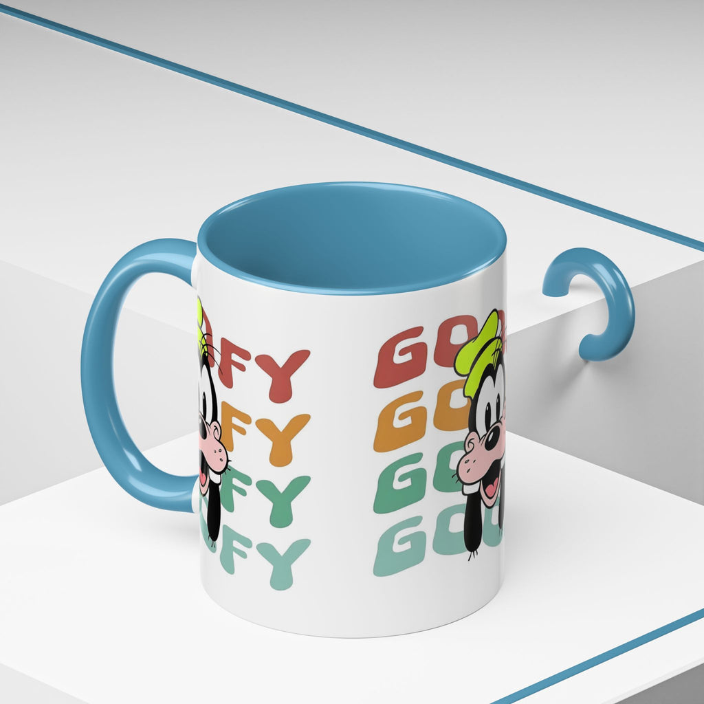Goofy Retro Stack Accent Mug — Disney Goofy Coffee Cup (11/15oz)