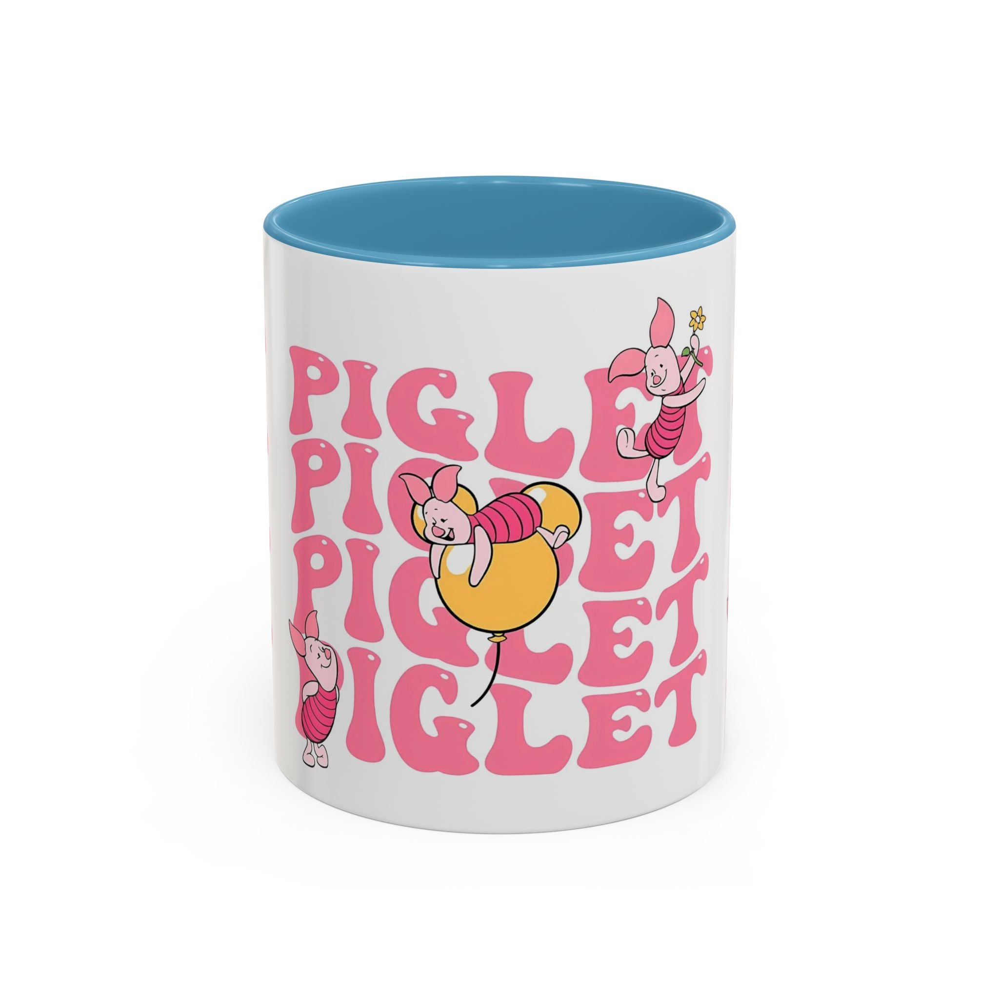 Piglet Coffee Mug — Cute Pink Winnie-The-Pooh Character Accent Mug (11/15oz)