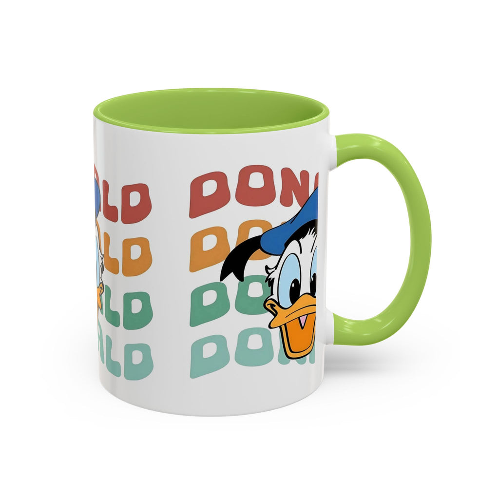Donald Duck Retro Accent Coffee Mug