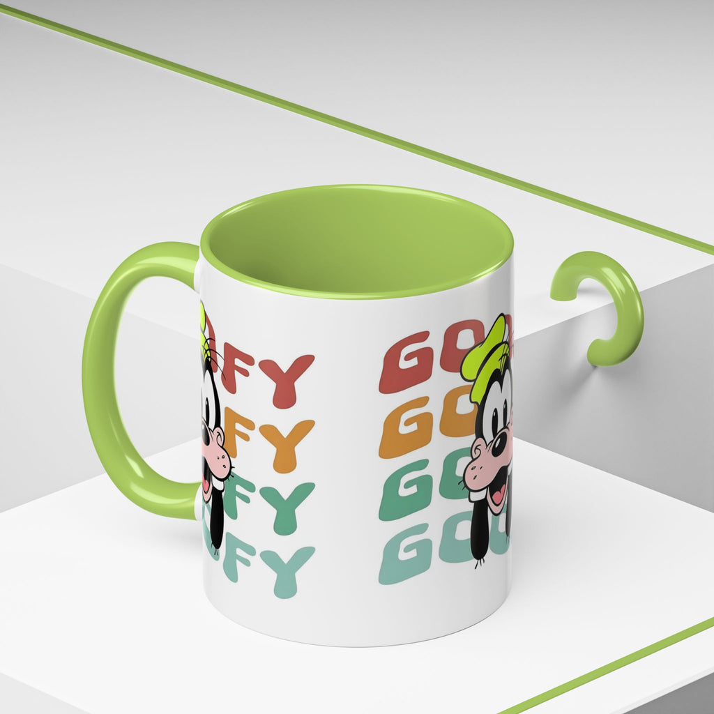 Goofy Retro Stack Accent Mug — Disney Goofy Coffee Cup (11/15oz)