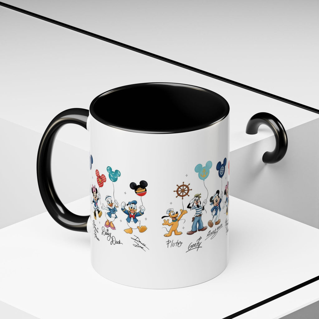 Disney Cruise Characters Accent Coffee Mug (11/15oz)