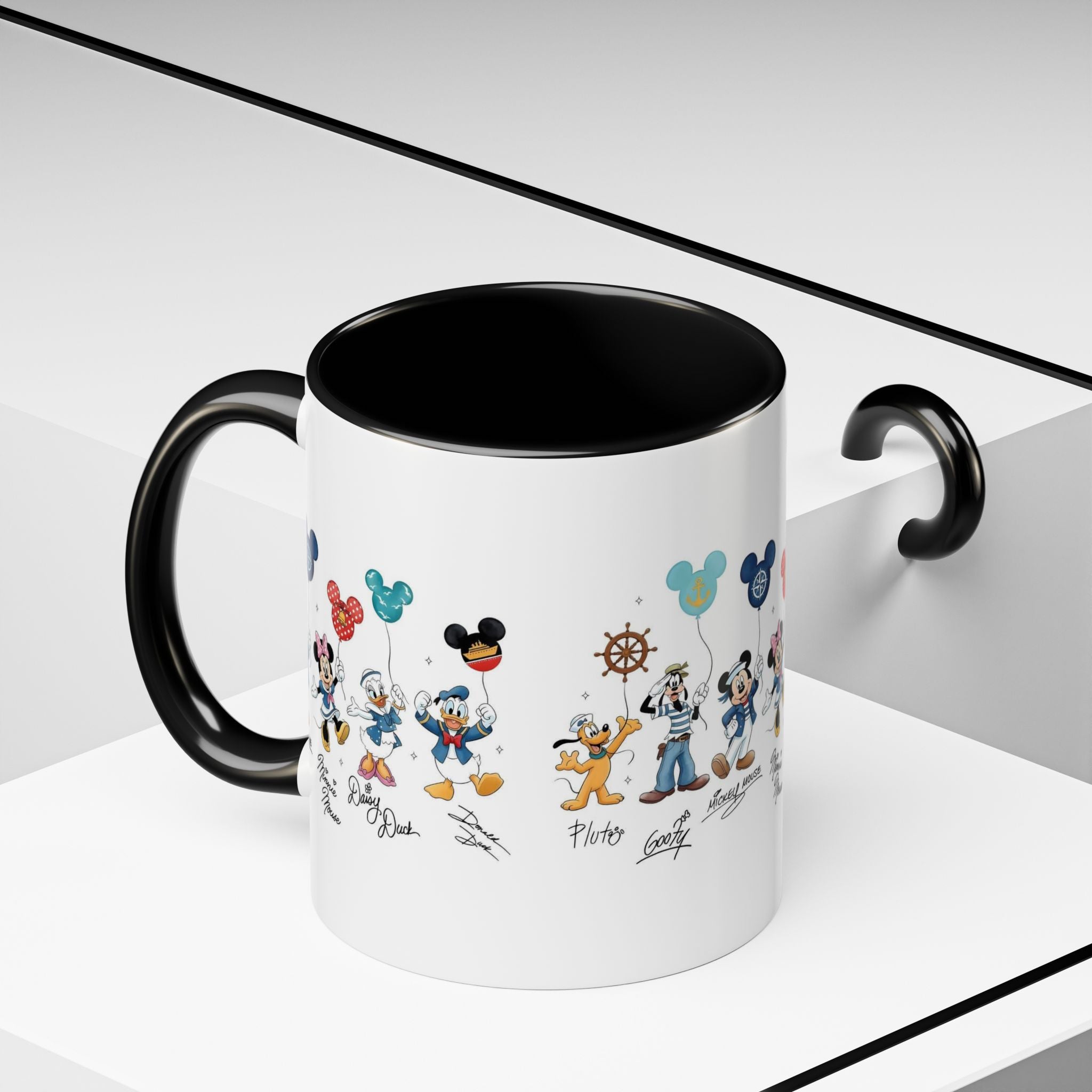 Disney Cruise Characters Accent Coffee Mug (11/15oz)