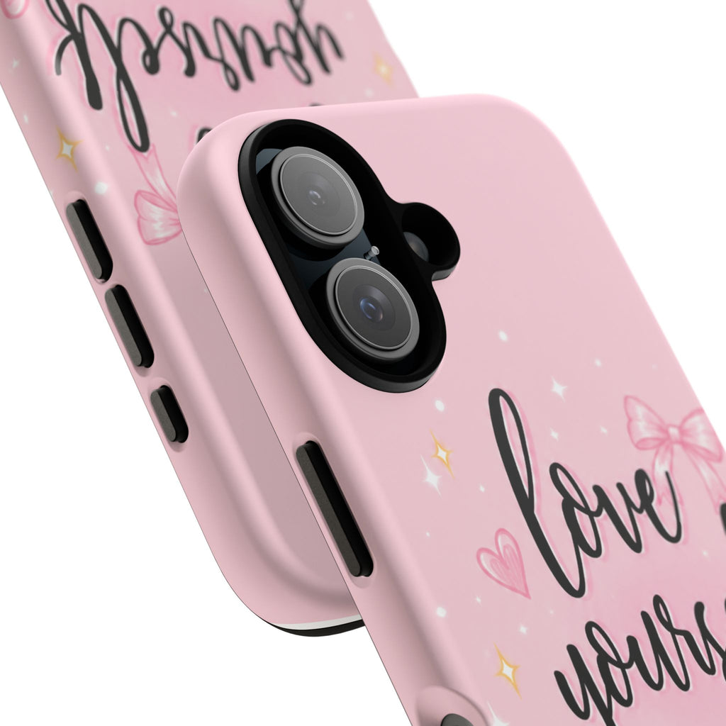 Love Yourself More Pink Inspirational Protective Case