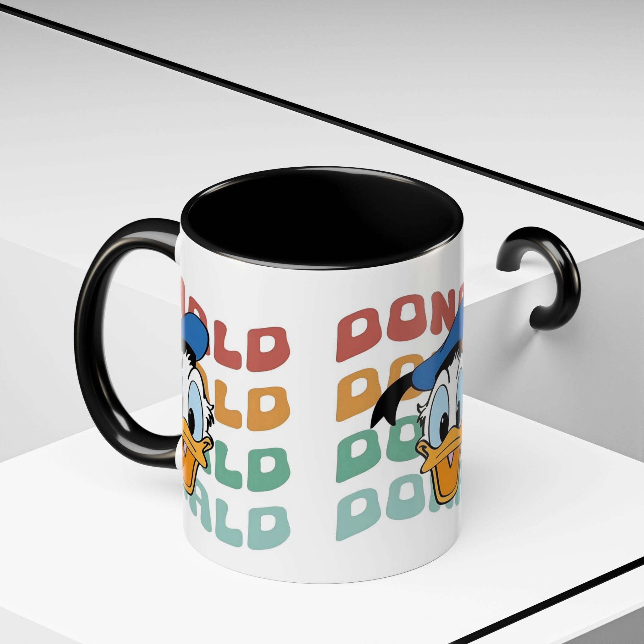Donald Duck Retro Accent Coffee Mug