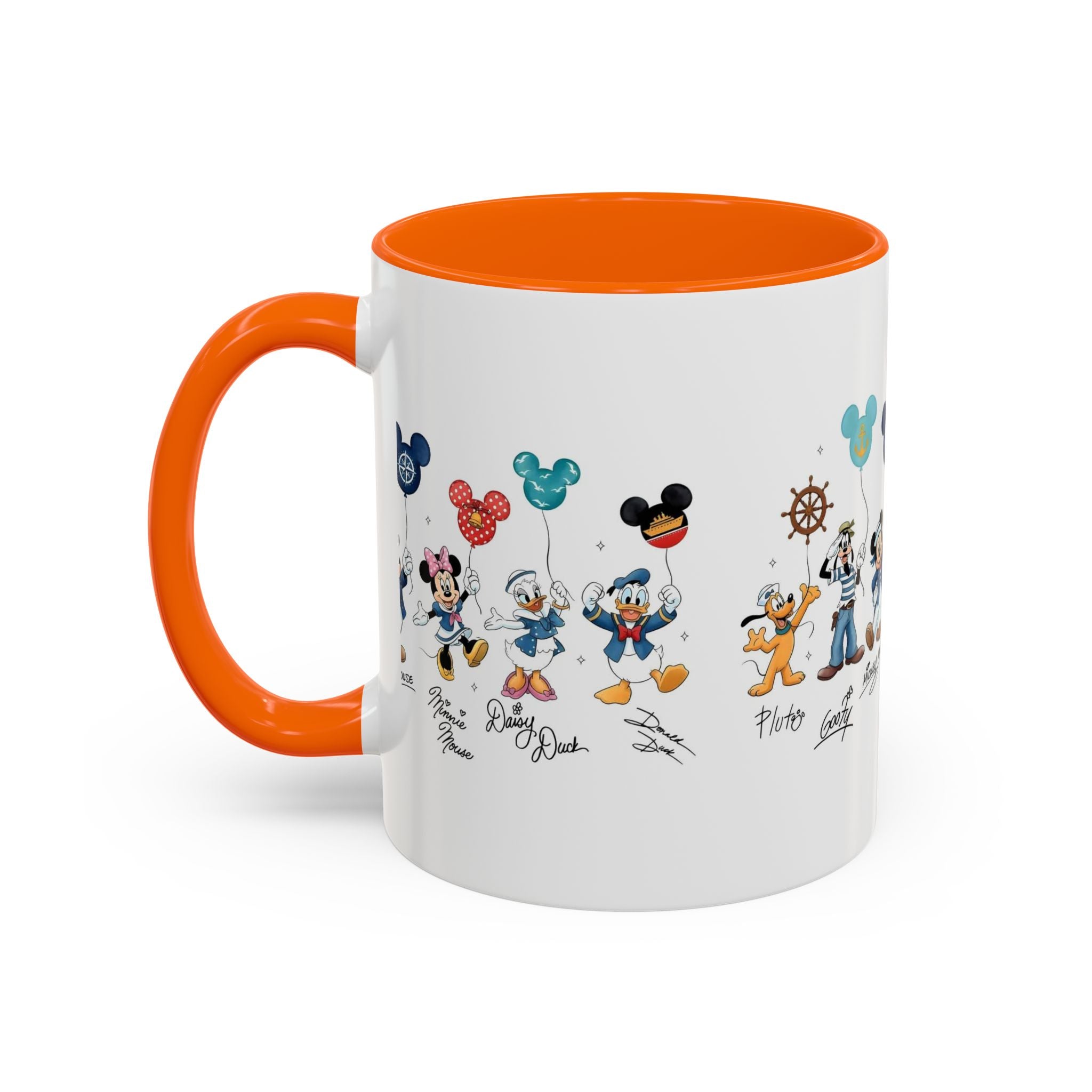 Disney Cruise Characters Accent Coffee Mug (11/15oz)