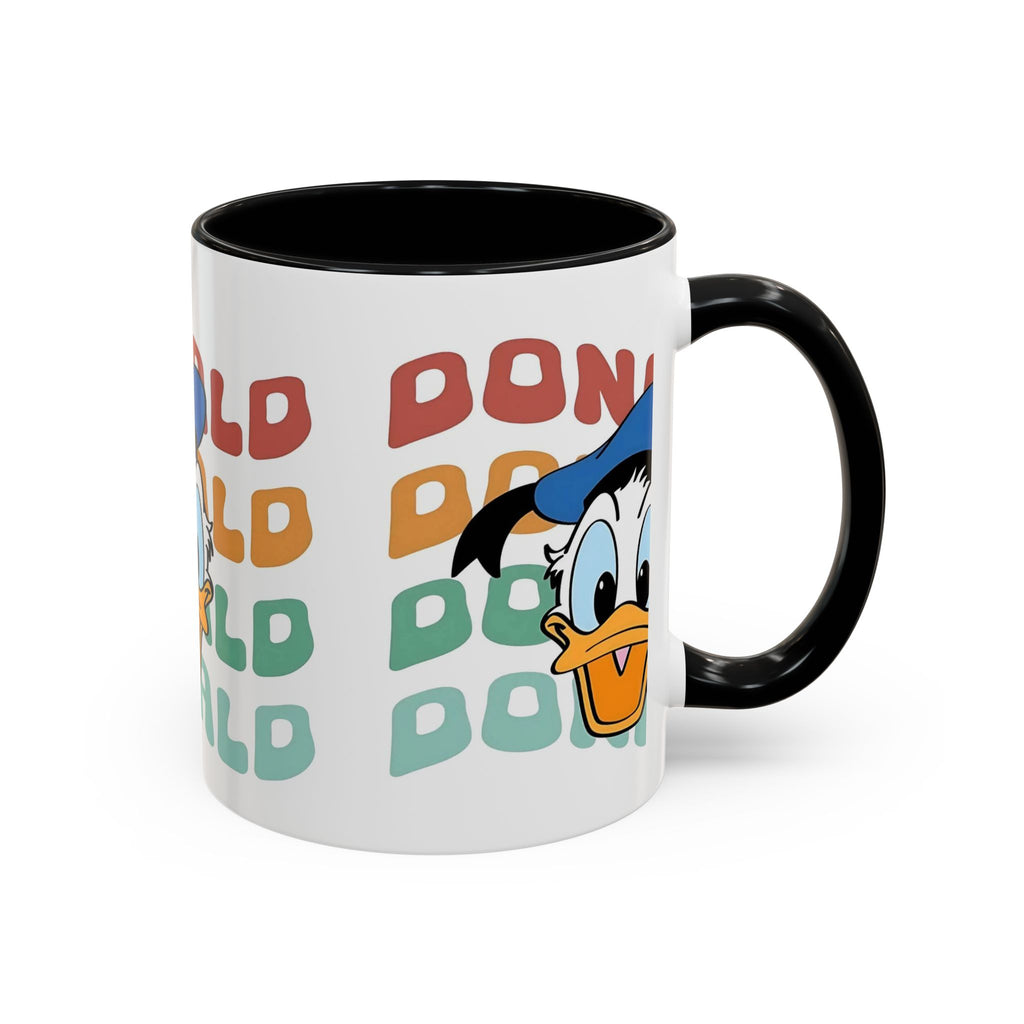 Donald Duck Retro Accent Coffee Mug