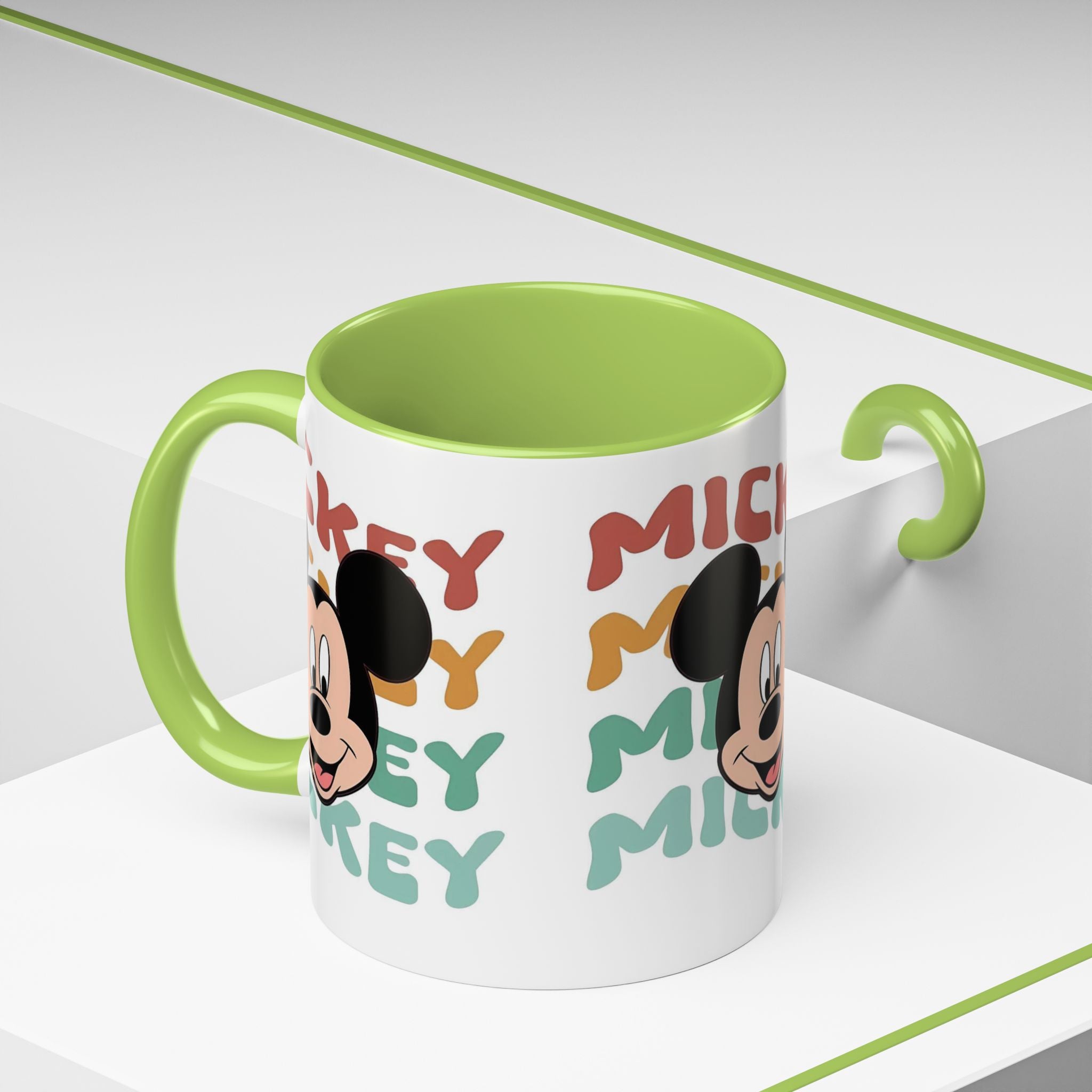 Mickey Retro Stack Accent Coffee Mug — 11/15oz