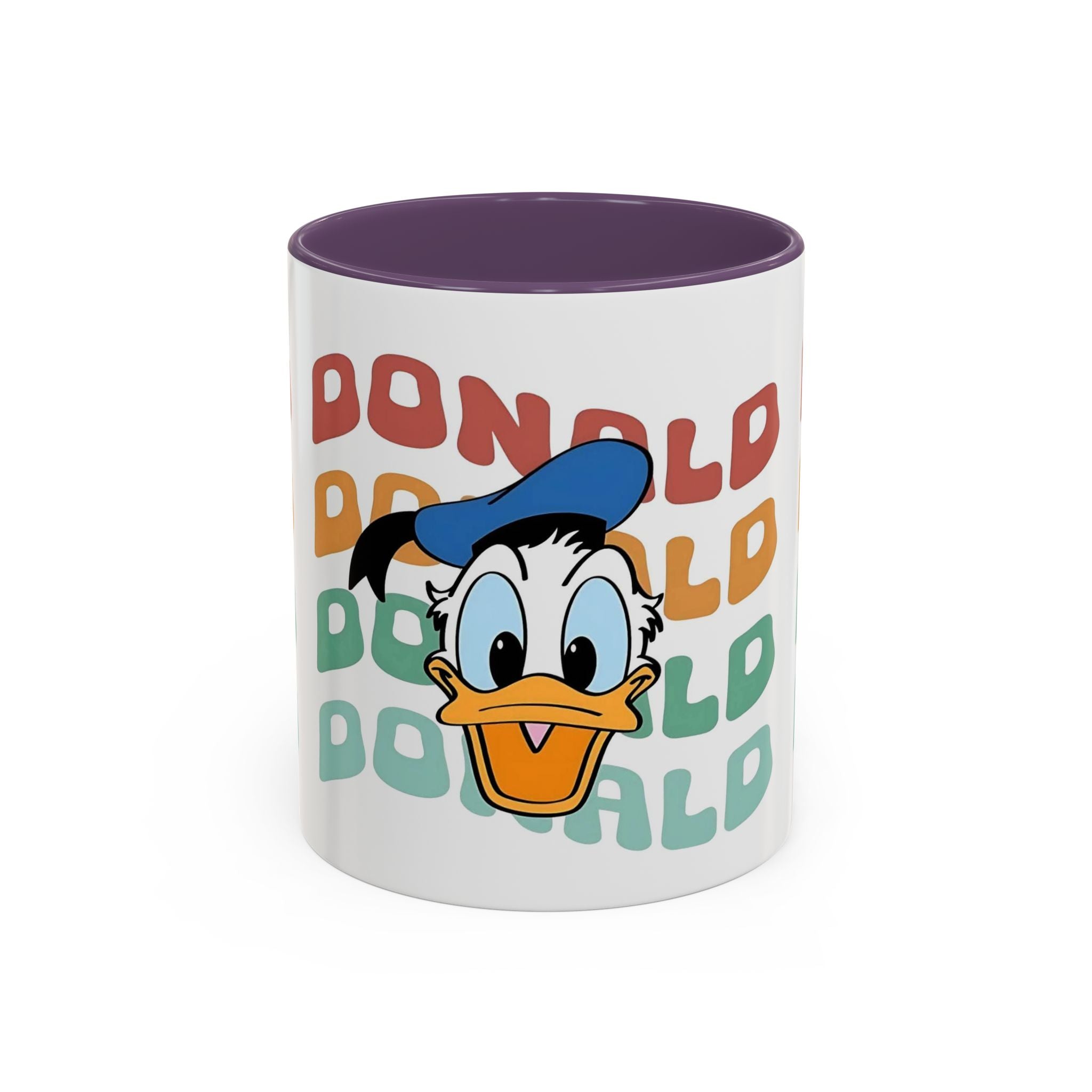 Donald Duck Retro Accent Coffee Mug