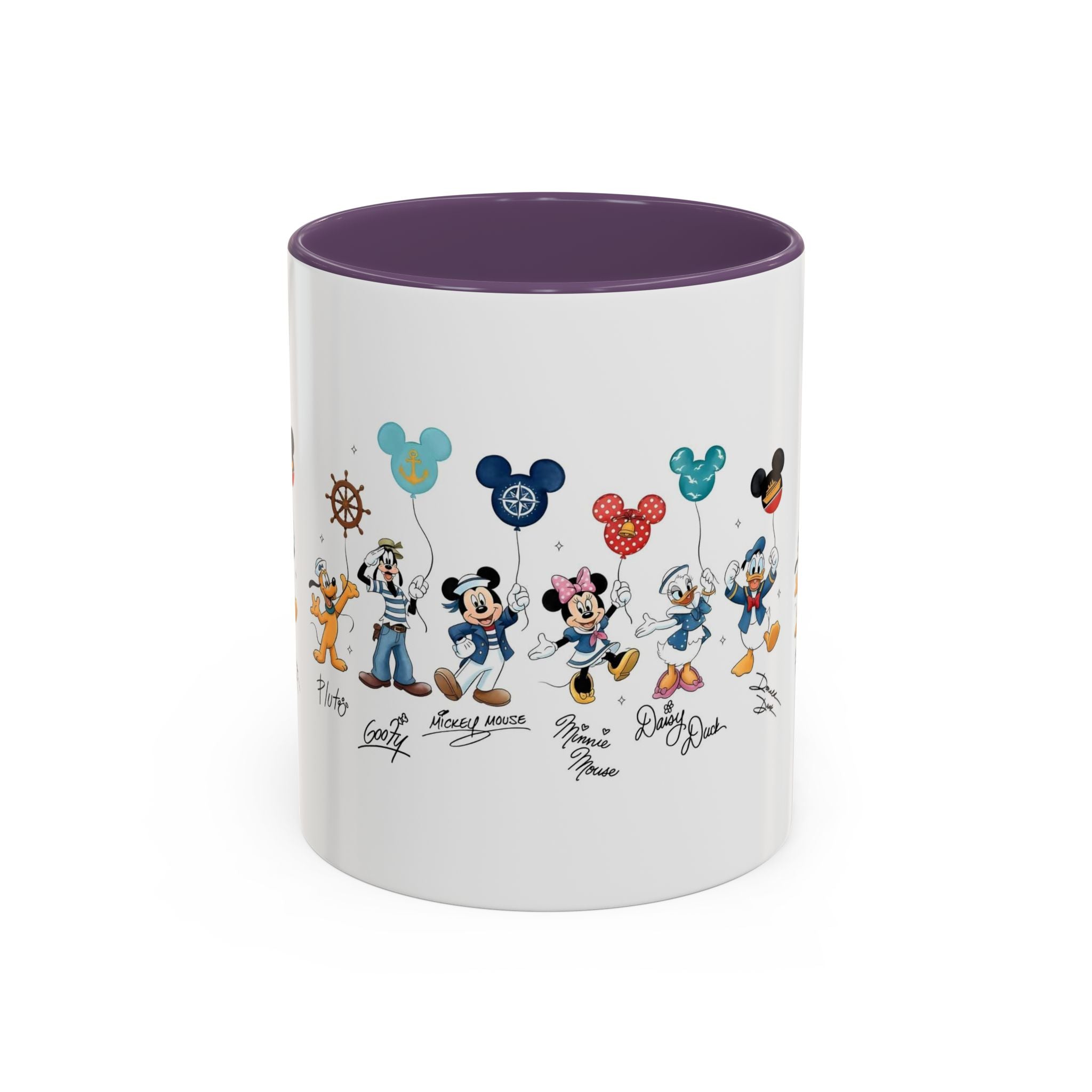 Disney Cruise Characters Accent Coffee Mug (11/15oz)