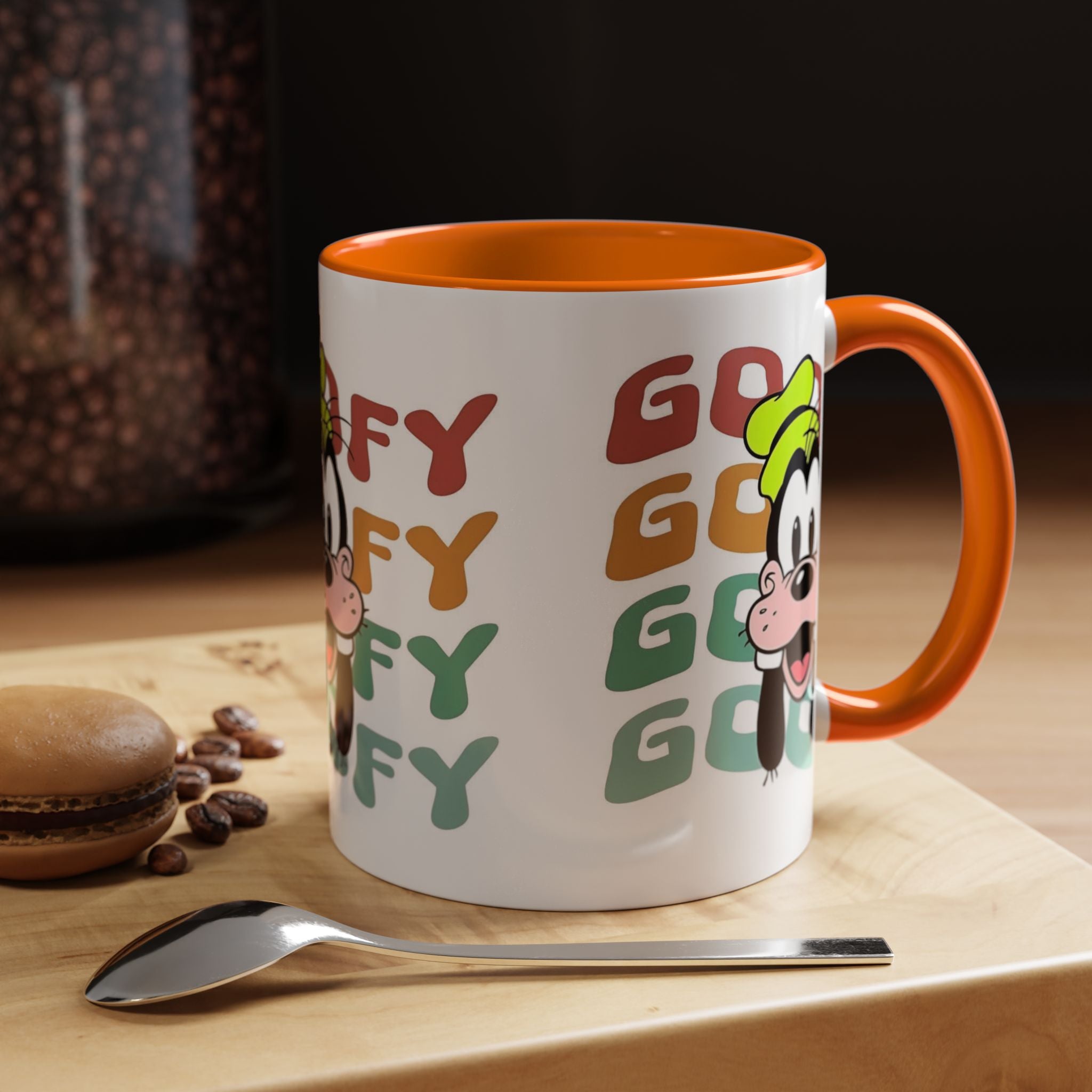 Goofy Retro Stack Accent Mug — Disney Goofy Coffee Cup (11/15oz)