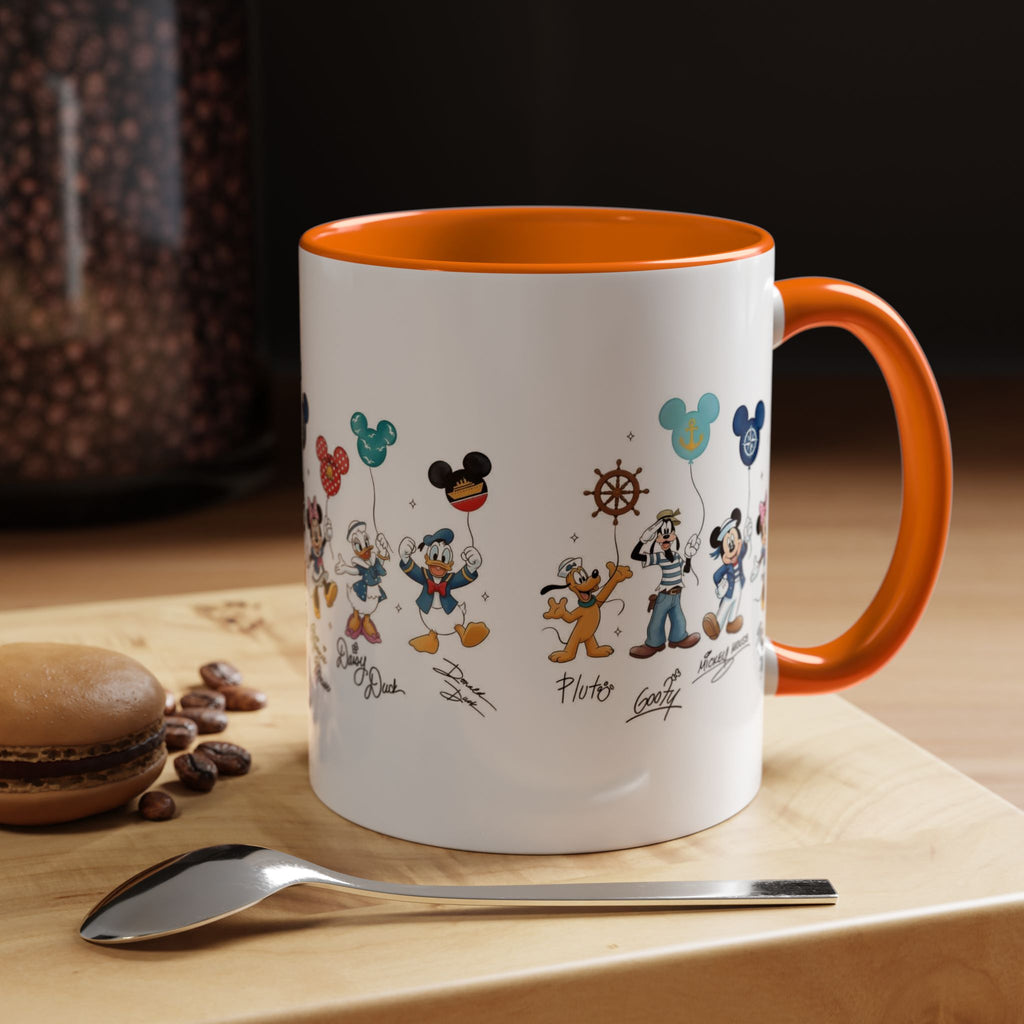 Disney Cruise Characters Accent Coffee Mug (11/15oz)