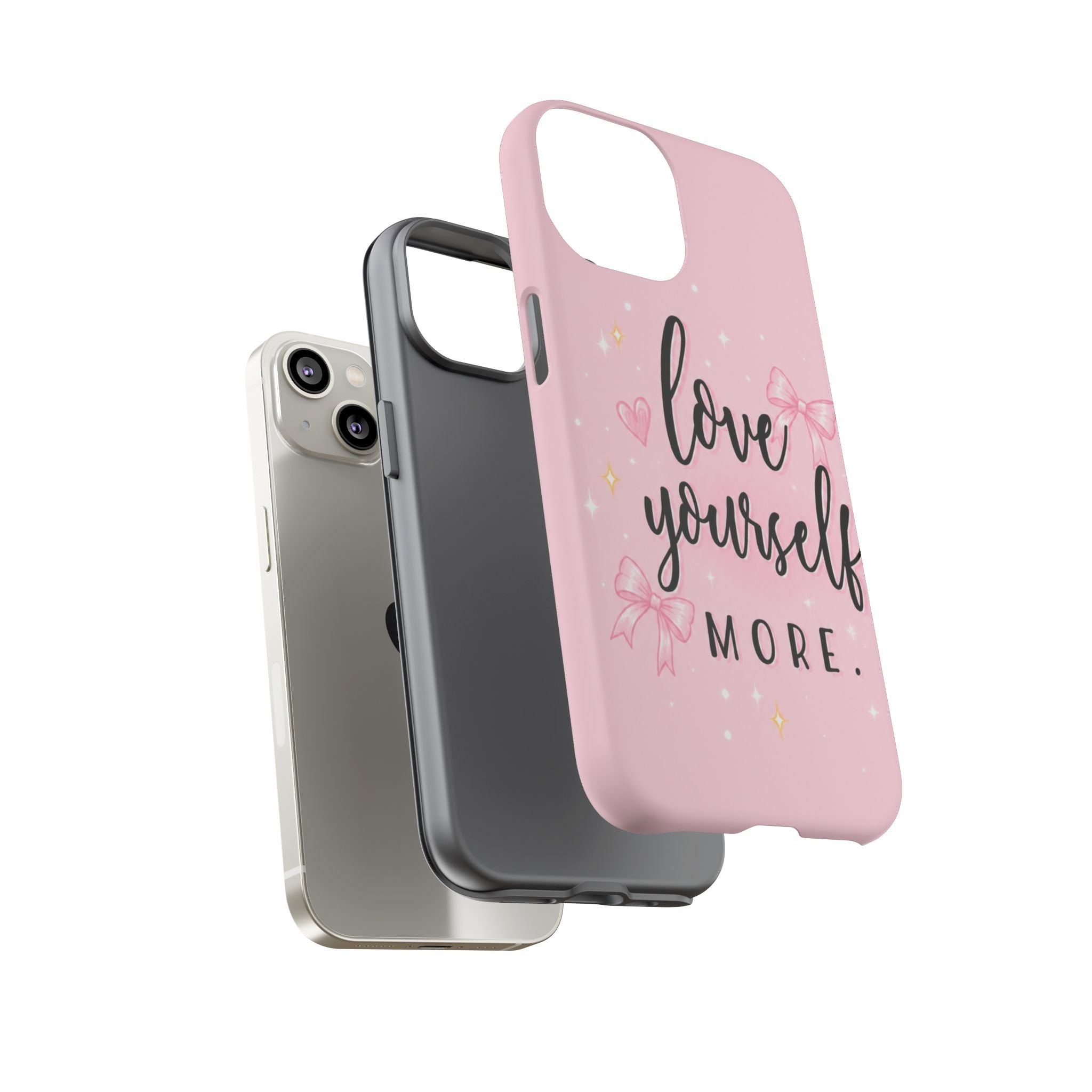 Love Yourself More Pink Inspirational Protective Case