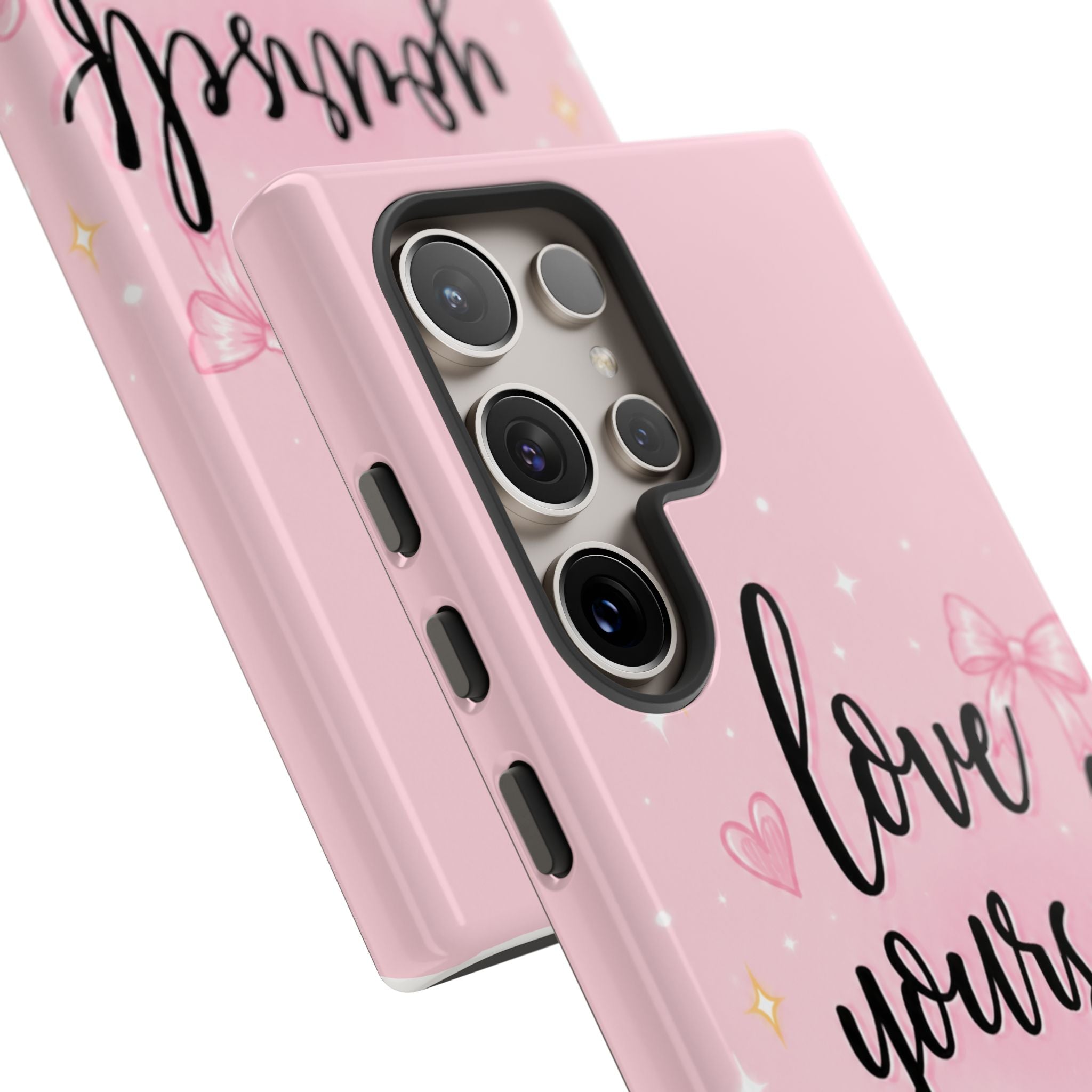 Love Yourself More Pink Inspirational Protective Case