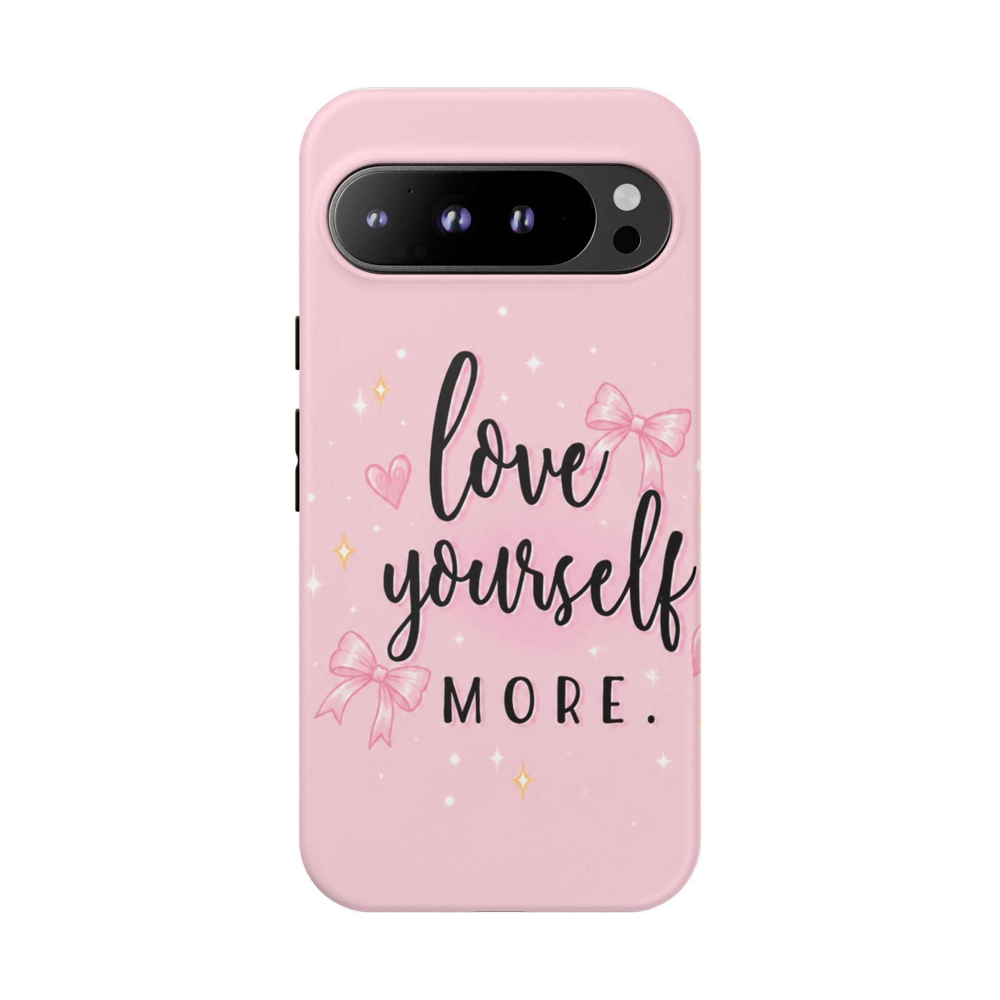 Love Yourself More Pink Inspirational Protective Case