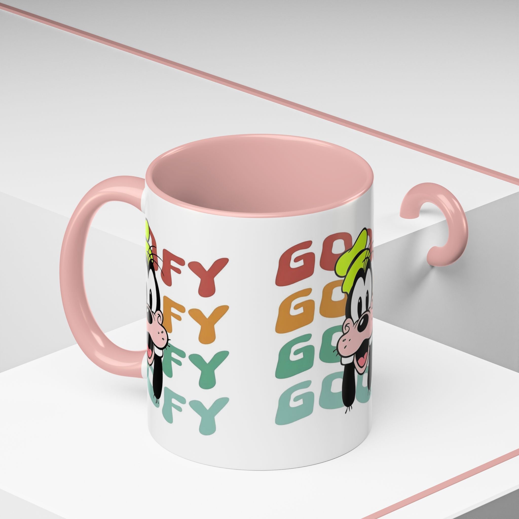 Goofy Retro Stack Accent Mug — Disney Goofy Coffee Cup (11/15oz)