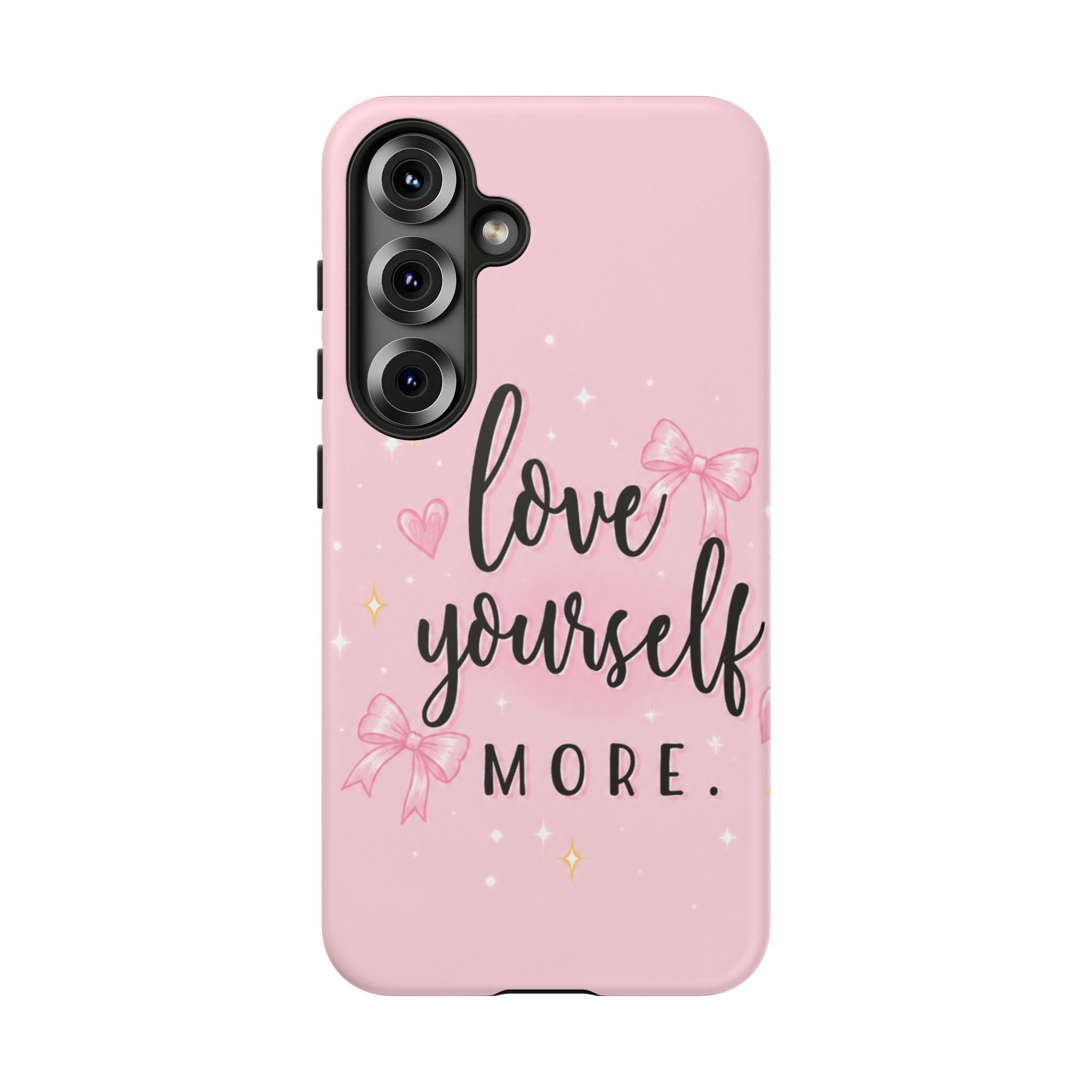 Love Yourself More Pink Inspirational Protective Case