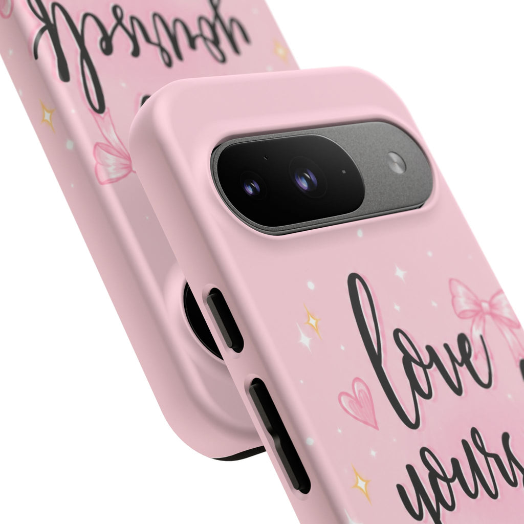 Love Yourself More Pink Inspirational Protective Case