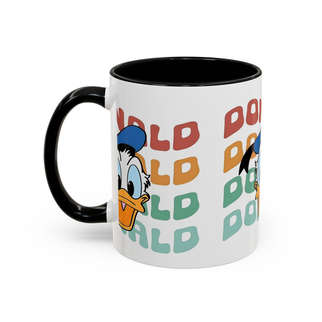 Donald Duck Retro Accent Coffee Mug