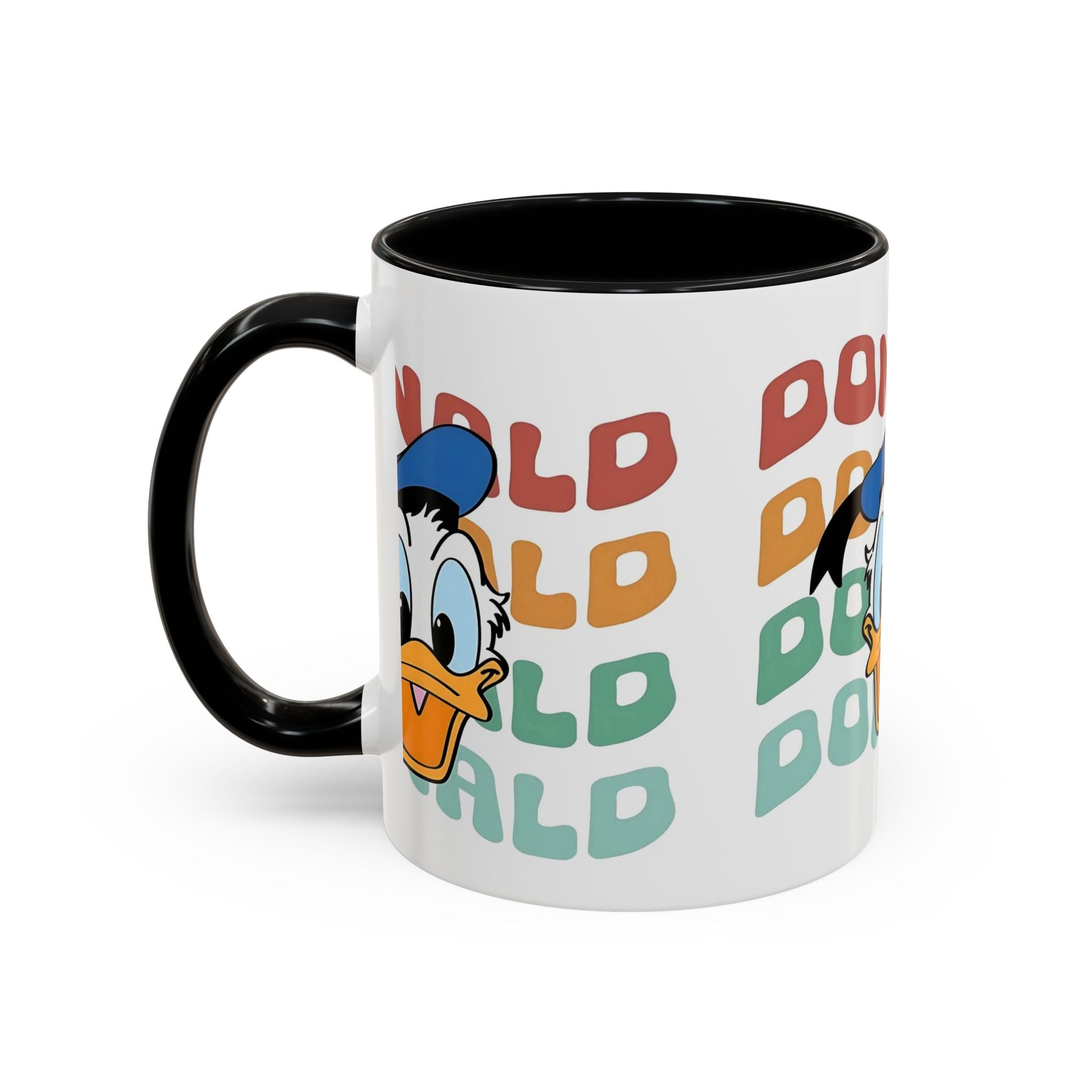 Donald Duck Retro Accent Coffee Mug