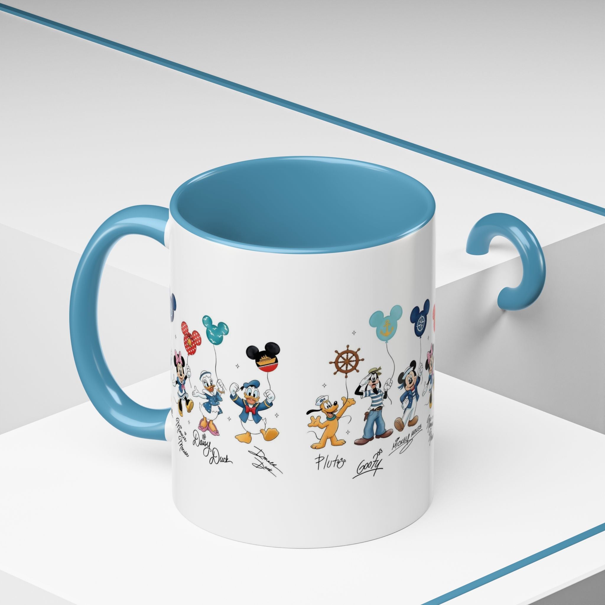 Disney Cruise Characters Accent Coffee Mug (11/15oz)