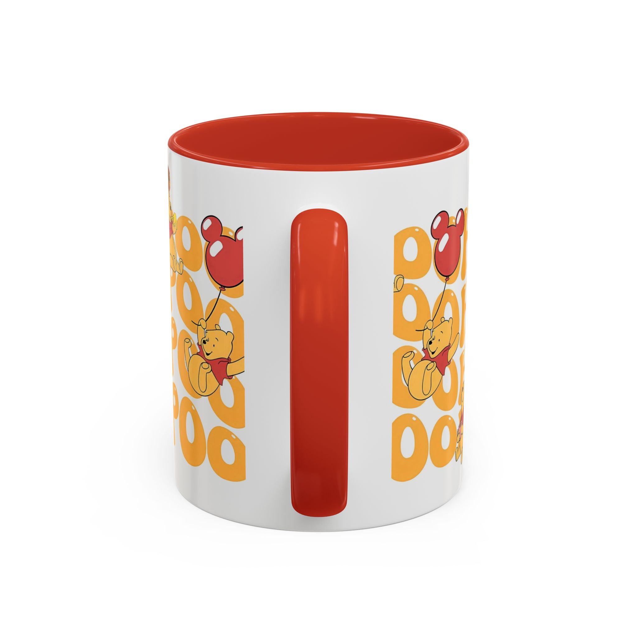 Winnie the Pooh Accent Coffee Mug — Retro 'Pooh' Stack Design (11/15oz)