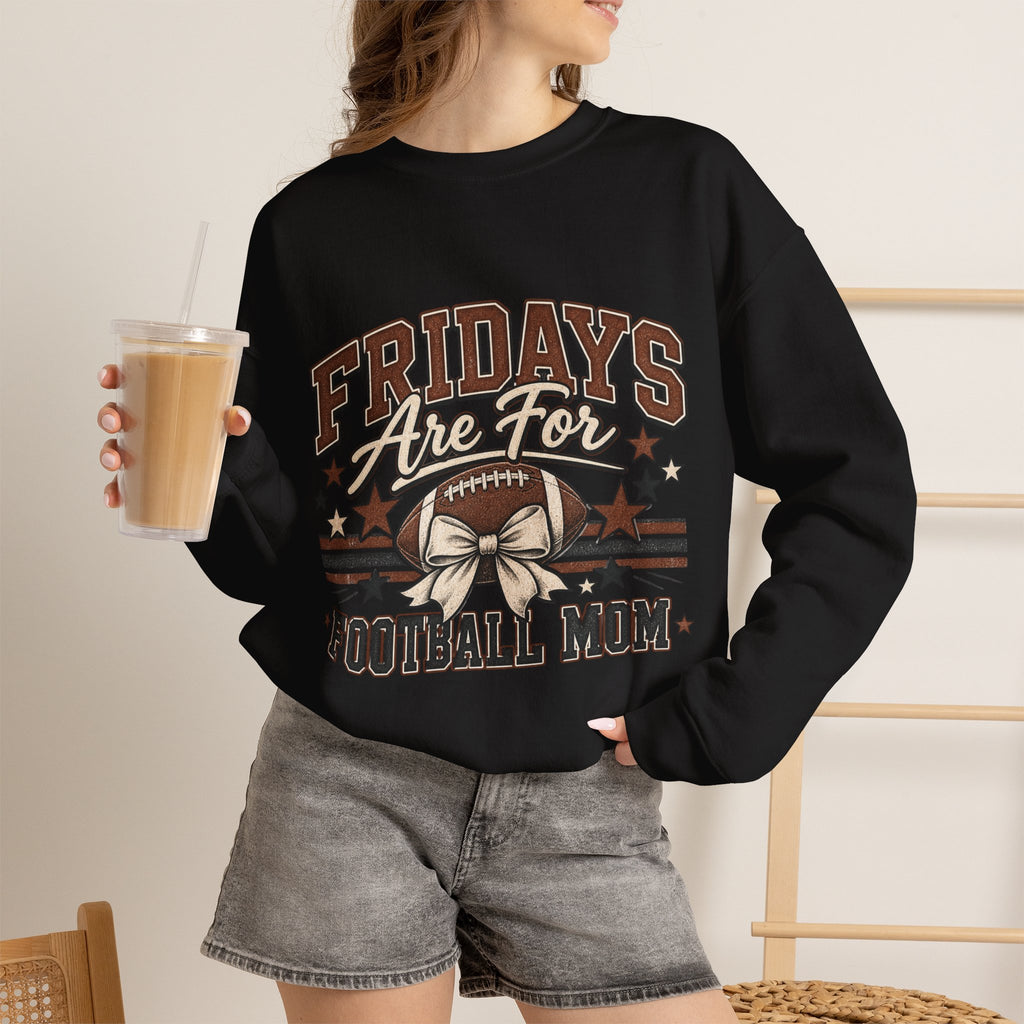 Football Mom Sweatshirt - "Fridays Are For Football Mom"