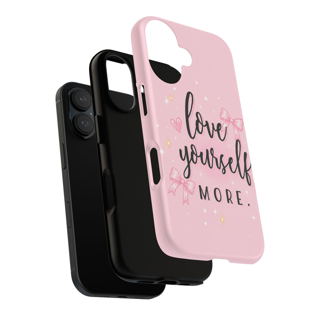 Love Yourself More Pink Inspirational Protective Case