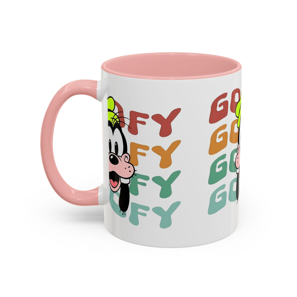 Goofy Retro Stack Accent Mug — Disney Goofy Coffee Cup (11/15oz)