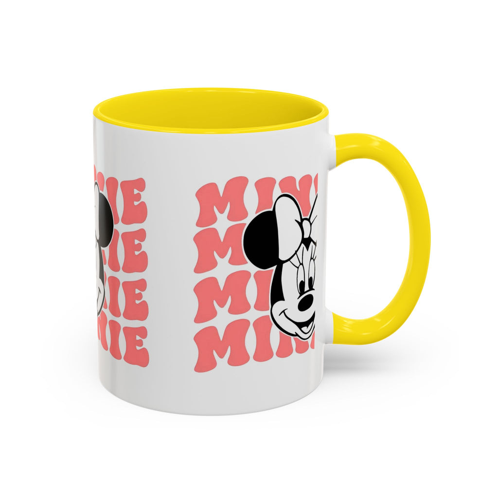 Minnie Mouse Retro Accent Coffee Mug — 11/15oz