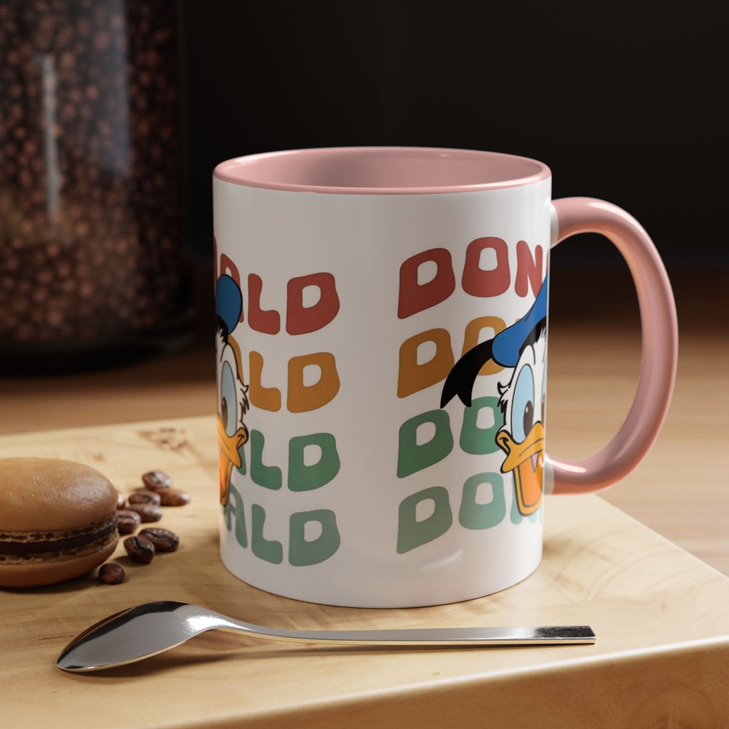 Donald Duck Retro Accent Coffee Mug