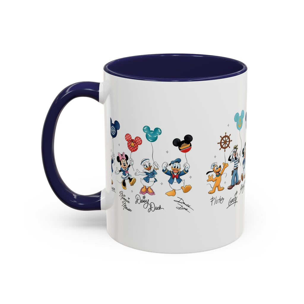 Disney Cruise Characters Accent Coffee Mug (11/15oz)
