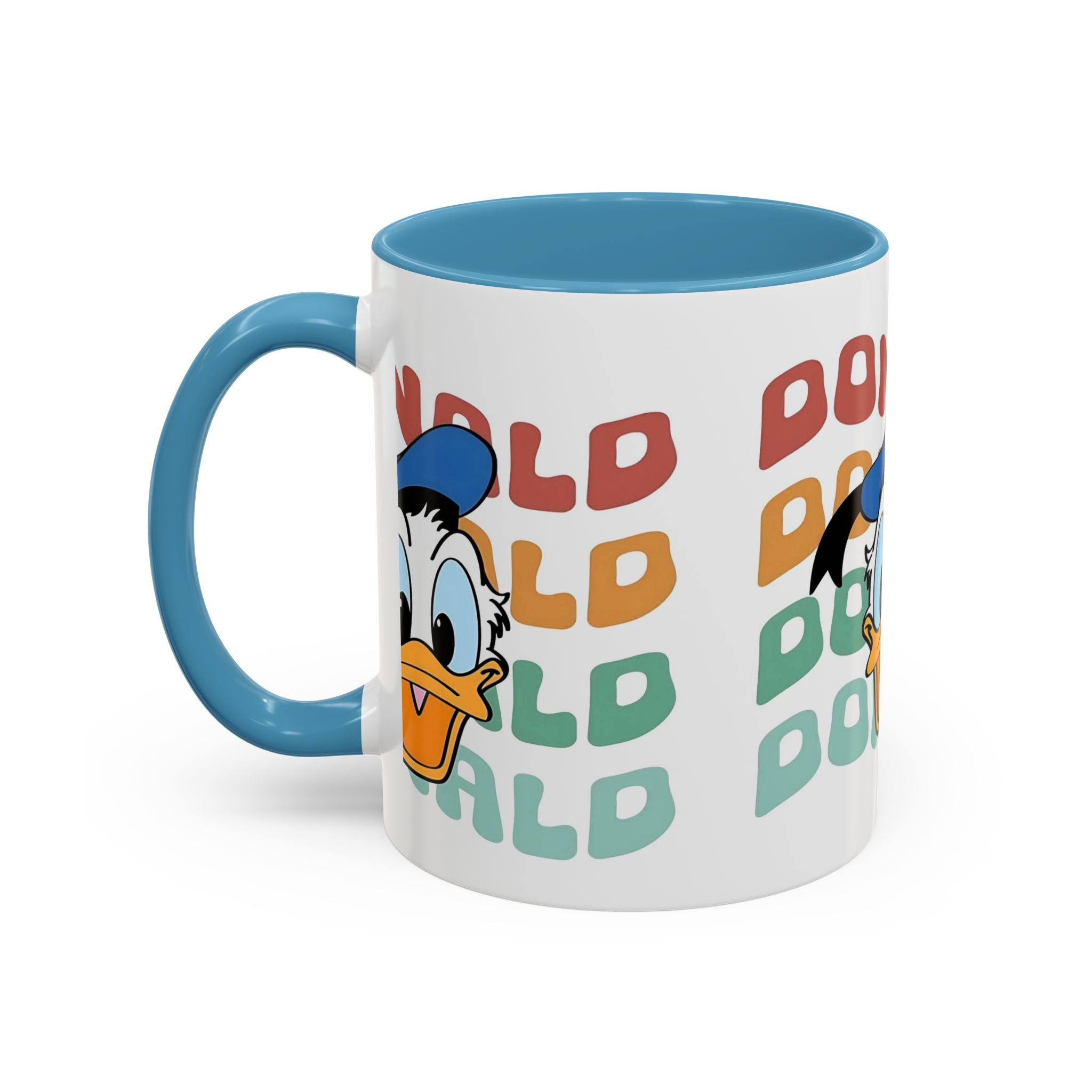 Donald Duck Retro Accent Coffee Mug