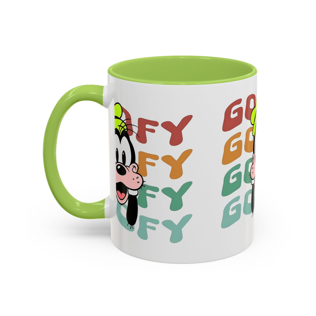 Goofy Retro Stack Accent Mug — Disney Goofy Coffee Cup (11/15oz)