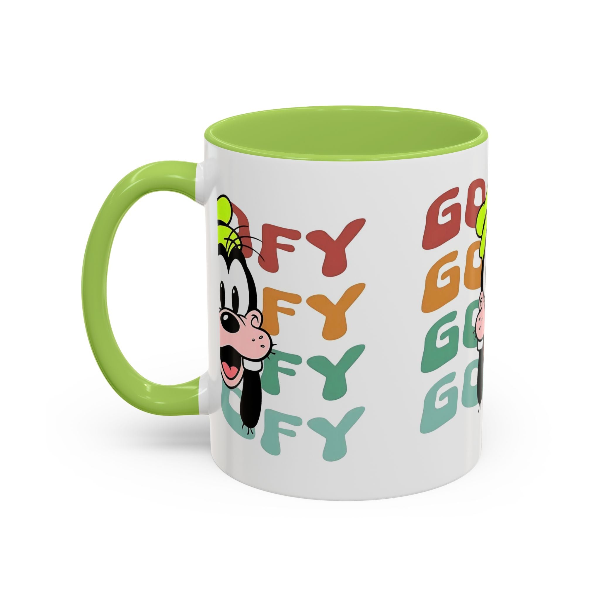 Goofy Retro Stack Accent Mug — Disney Goofy Coffee Cup (11/15oz)