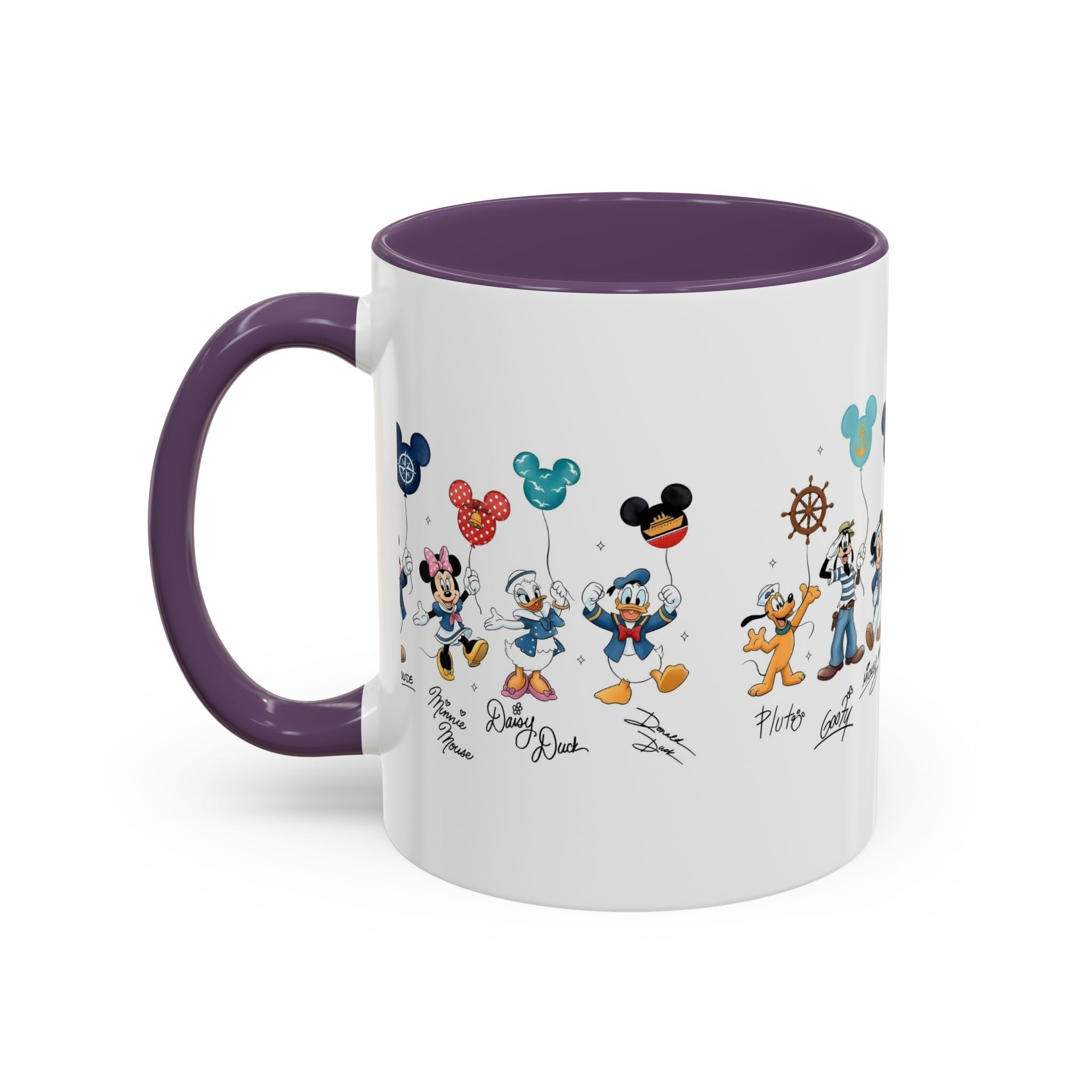 Disney Cruise Characters Accent Coffee Mug (11/15oz)