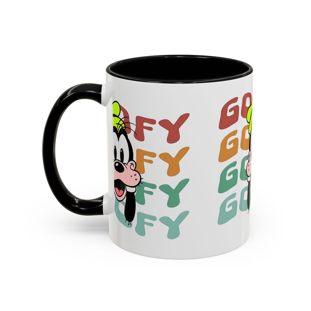 Goofy Retro Stack Accent Mug — Disney Goofy Coffee Cup (11/15oz)