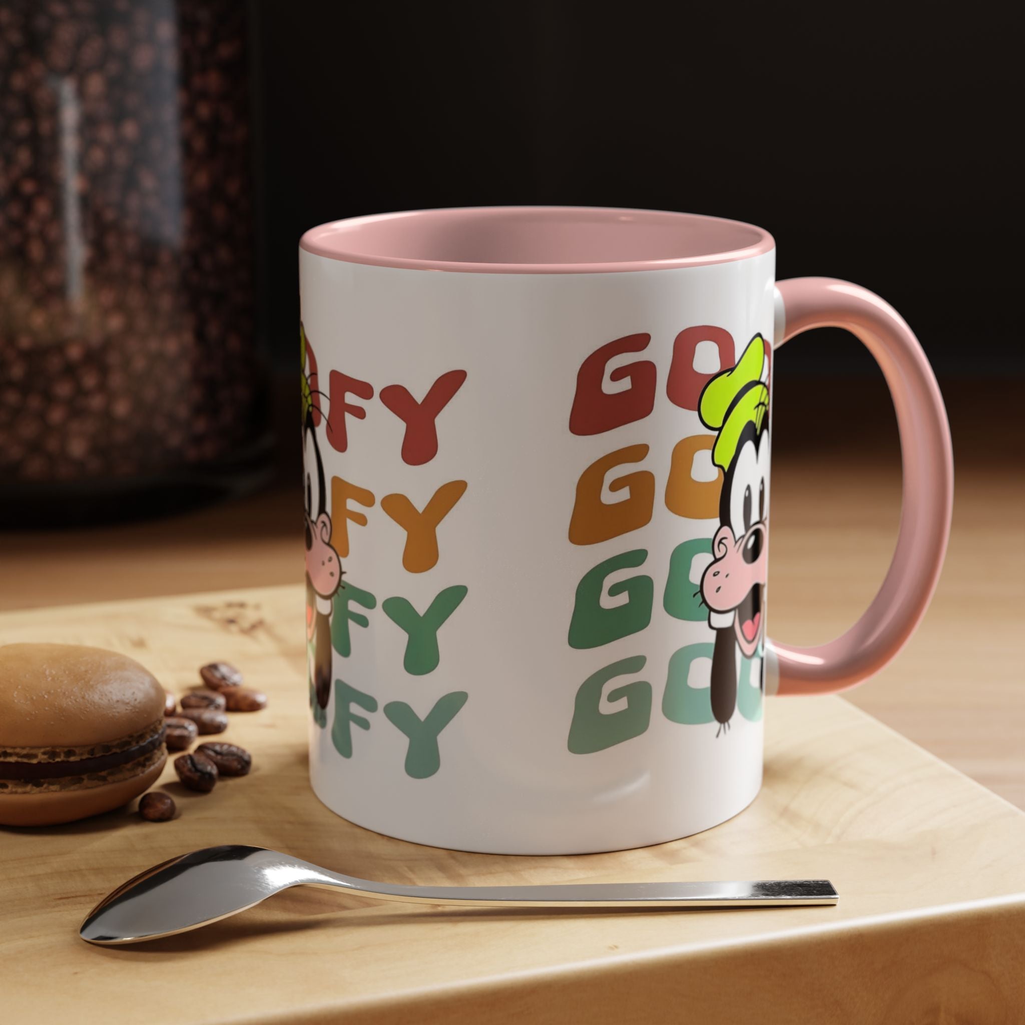 Goofy Retro Stack Accent Mug — Disney Goofy Coffee Cup (11/15oz)