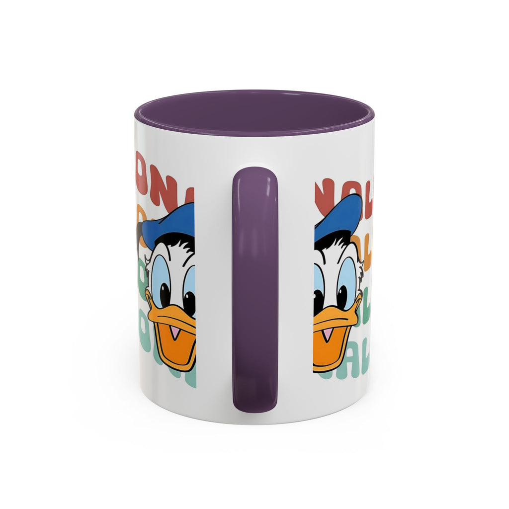 Donald Duck Retro Accent Coffee Mug