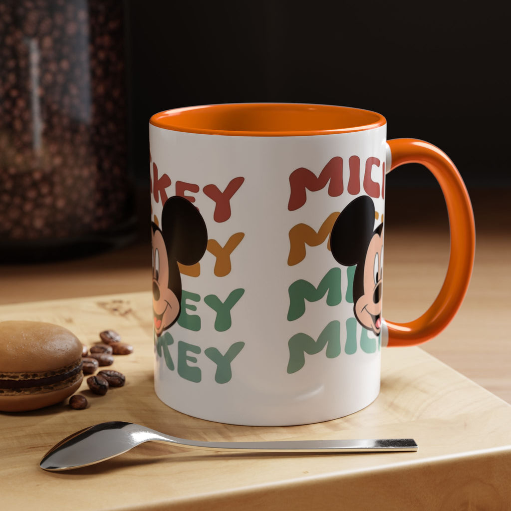 Mickey Retro Stack Accent Coffee Mug — 11/15oz