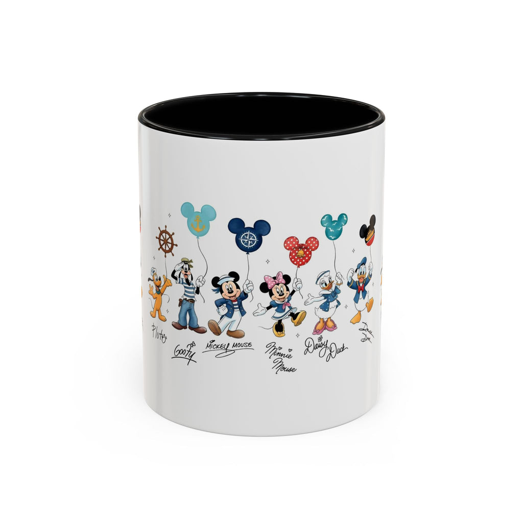 Disney Cruise Characters Accent Coffee Mug (11/15oz)