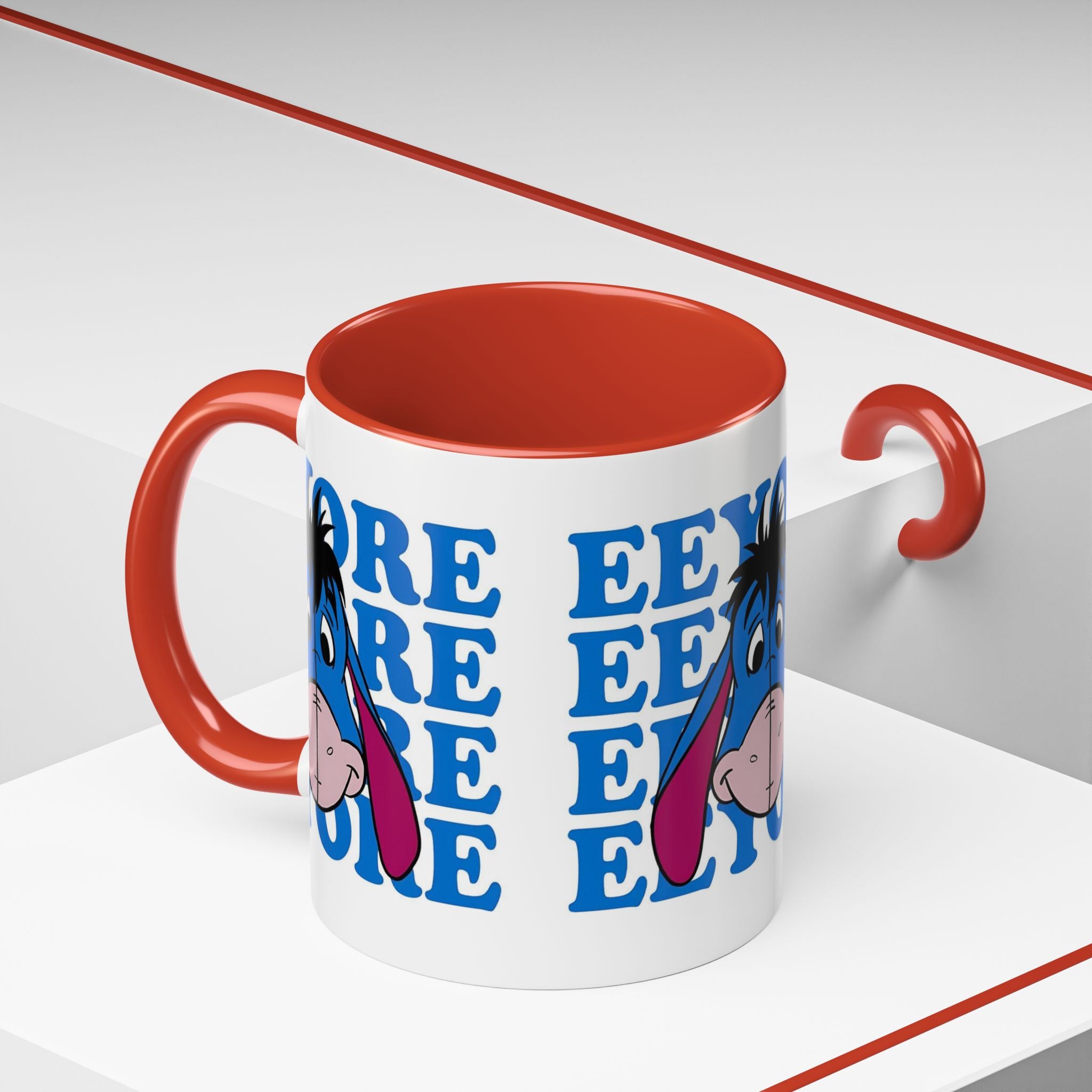 Eeyore Coffee Mug — Cute Cartoon Donkey Accent Mug (11/15 oz)
