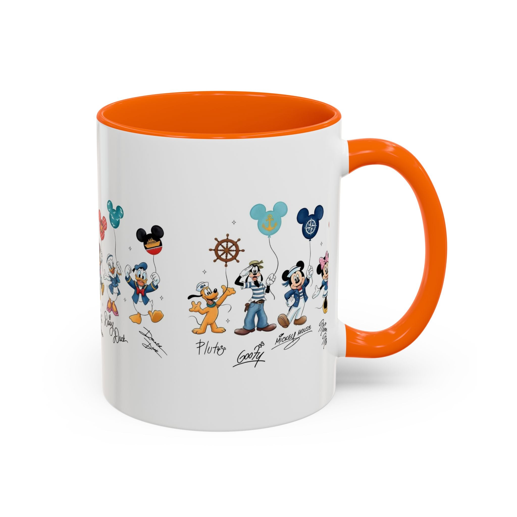 Disney Cruise Characters Accent Coffee Mug (11/15oz)